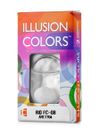 Линзы ILLUSION colors Rio контактные FC 08 белое бельмо 3 месяца - 0.00/14.0/8.6/2 шт