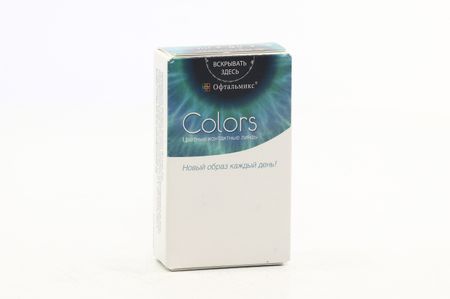 Контактные линзы цветные Офтальмикс Colors небесно-голубой D 0.00 DIA 14.2, 2 шт