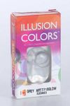 Линзы ILLUSION colors el grey GLOW контактные -0,00/14.0/8.6/2 шт