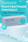 Контактные линзы 1-Day ACUVUE Oasys with hydraluxe 30 pk однодневные -5.75 / 14.30 / 8.5 30 шт