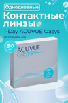 Контактные линзы ACUVUE Oasys 1-Day with hydraluxe 90 линз -2.25 R 8.5