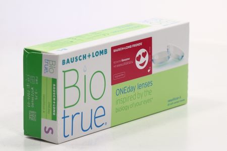 Линзы Bausch+Lomb BioTrue ONEday контактные R 8.6 (диоптрия -3,75), 30 шт