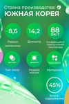 Линзы ILLUSION Geo art magic контактные зеленые 1 месяц, - 0.00/14.2/8.6/2 шт
