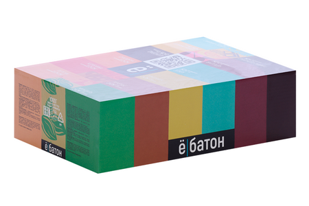 Батончик Ёбатон Кокос-ананас, 50 г, 20 шт, шоу-бокс