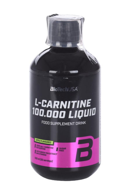 Л-карнитин BioTechUSA Liquid 100.000 яблоко, 500 мл