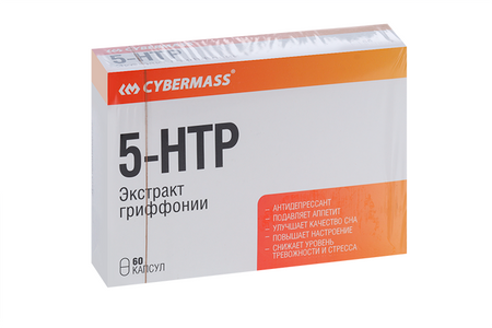 5-гидроокситриптофан (экстракт гриффонии), 60 шт, капсулы (4626016623345)