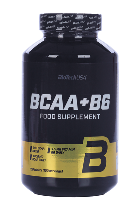 Аминокислоты BioTechUSA BCAA+B6, 200 шт, таблетки