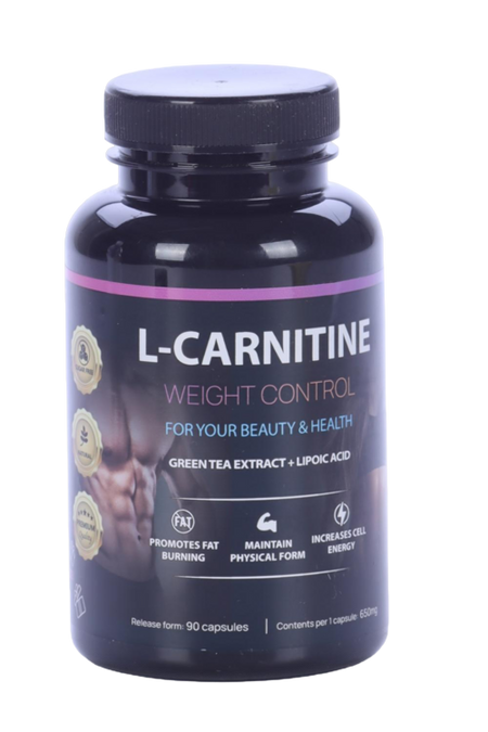 L-Carnitine, 650 мг, 90 шт, капсулы банка пэт