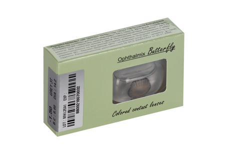 Линзы Офтальмикс Butterfly One Month Gray/Light Gray контакт R 8.6 (диоптрия -1,5), 2 шт