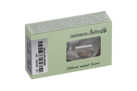 Линзы Офтальмикс Butterfly One Month Gray/Light Gray контакт R 8.6 (диоптрия -5,0), 2 шт