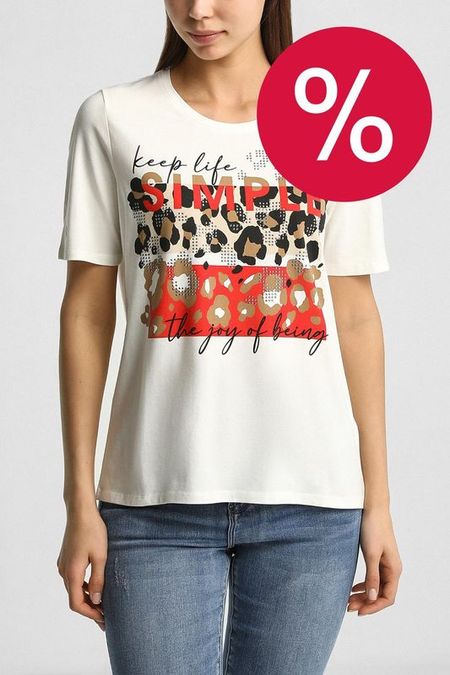 Футболка хлопковая с принтом Betty Barclay 2990₽