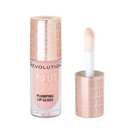 Блеск для губ REVOLUTION POUT BOMB с эффектом объема тон Milky sheer holo