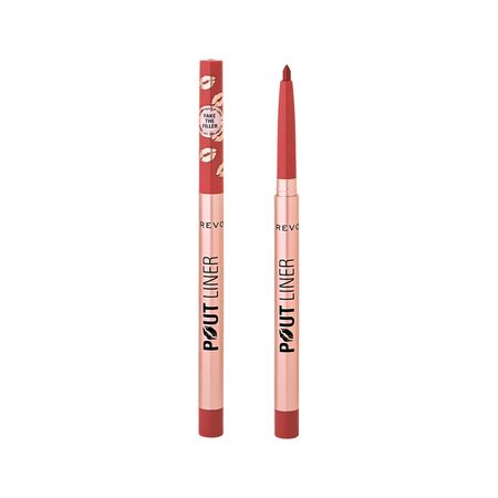 Карандаш для губ REVOLUTION POUT LINER PLUMPING LIP LINER контурный с эффектом пухлых губ тон Burnt cherry red
