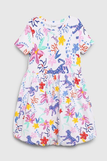Платье хлопковое с принтом Desigual 4192₽