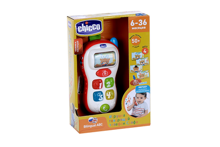 Игрушка Chicco говорящий телефон Selfie рус/англ купить недорого