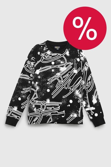 Свитшот хлопковый с принтом OVS 1530₽