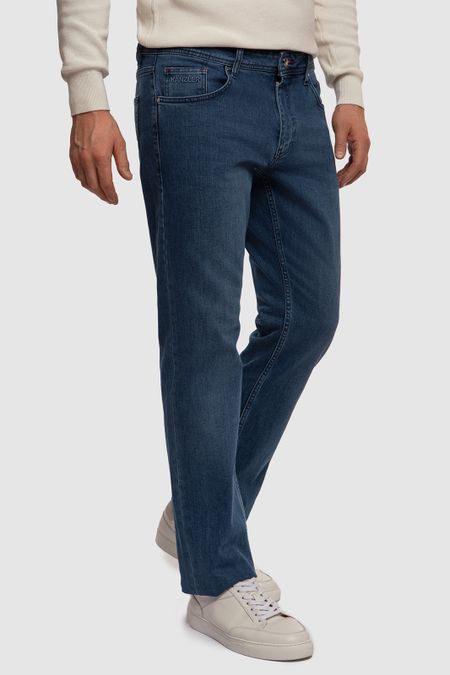 Джинсы Regular fit синие 0₽