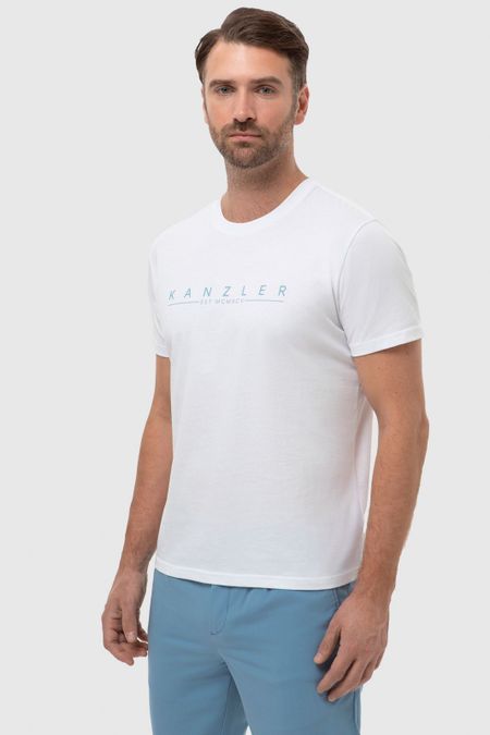 Футболка из хлопка белого цвета 3990₽