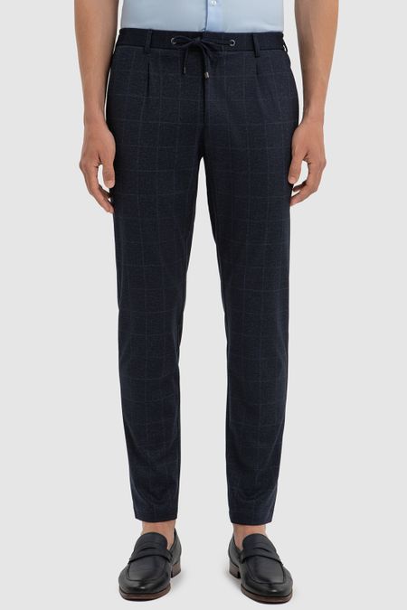 Брюки в клетку на кулиске 0₽