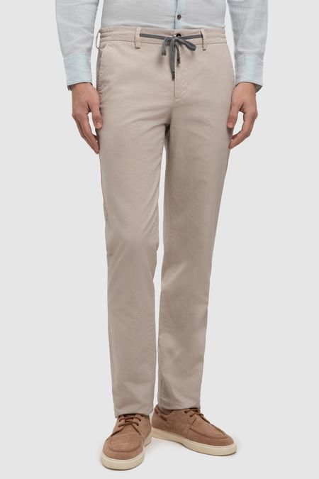 Хлопковые брюки с льном Regular fit 12990₽