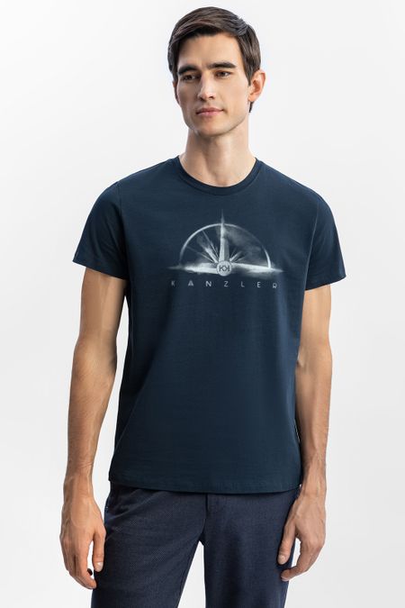 Футболка из хлопка с принтом 0₽