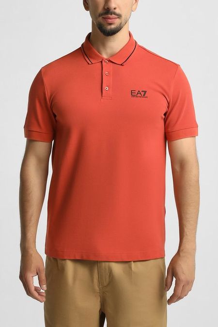 Поло хлопковое Ea7