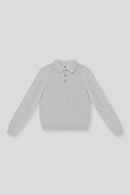 Джемпер хлопковый с отложным воротником на пуговицах GIOCO 2990₽