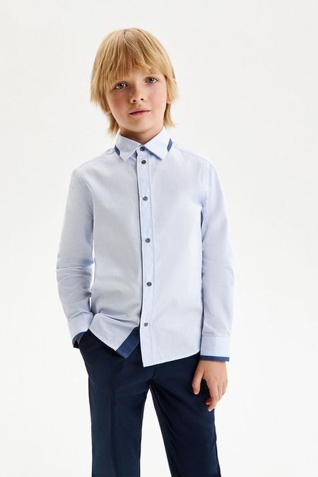 Рубашка хлопковая на кнопках Silver Spoon 5990₽