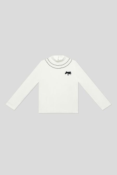 Блуза хлопковая с рюшами на воротнике GIOCO 1342₽