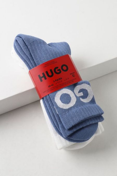 Носки укороченные 3 пары HUGO 1890₽