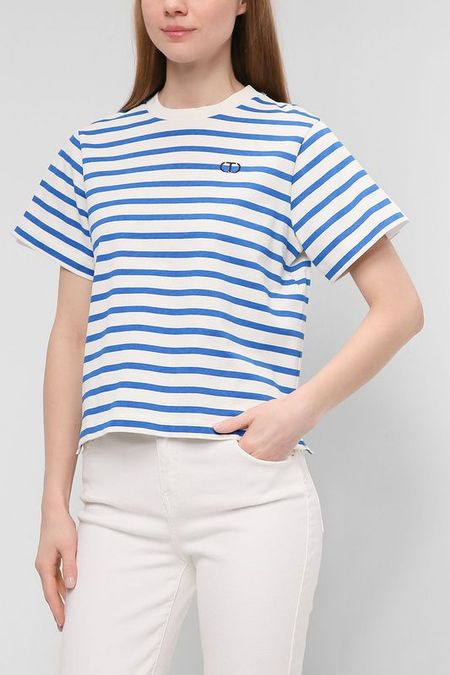 Свободная футболка в полоску TWINSET 6710₽