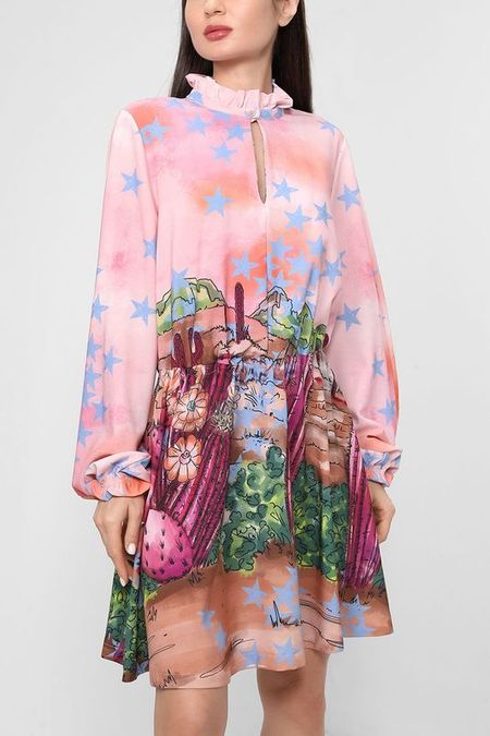 Короткое платье с принтом Silvian Heach 6710₽