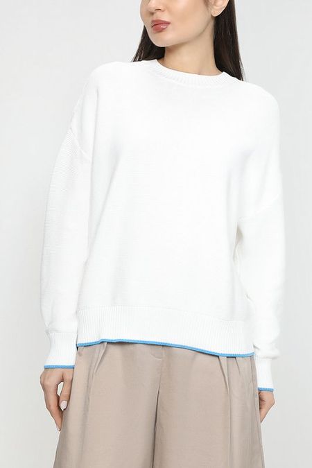 Вязаный джемпер из хлопка BELUCCI 2140₽