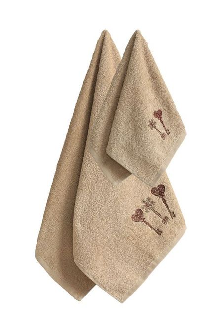 Комплект из двух полотенец с вышивкой Chiavi COINCASA 1642₽