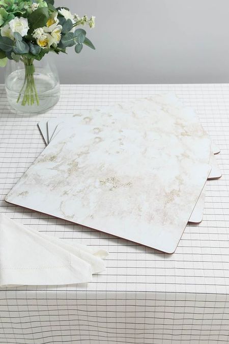 Набор из 4 настольных ковриков Premium Marble Kitchen Craft 2992₽