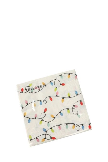 Салфетки 3-х слойные Праздничные огни 20 шт Paw 290₽