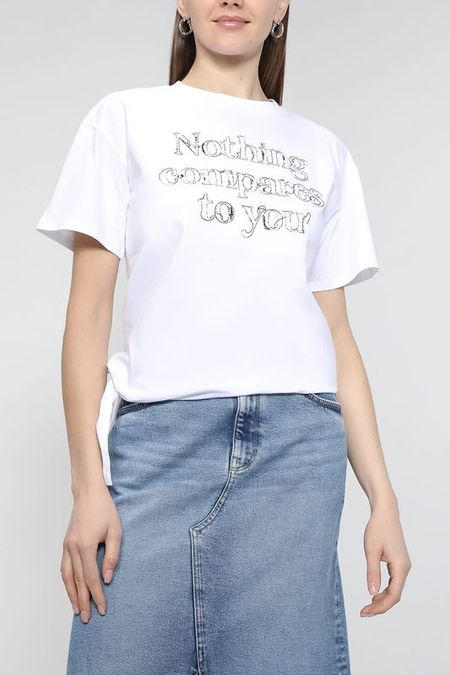 Хлопковая футболка Silvian Heach 1530₽