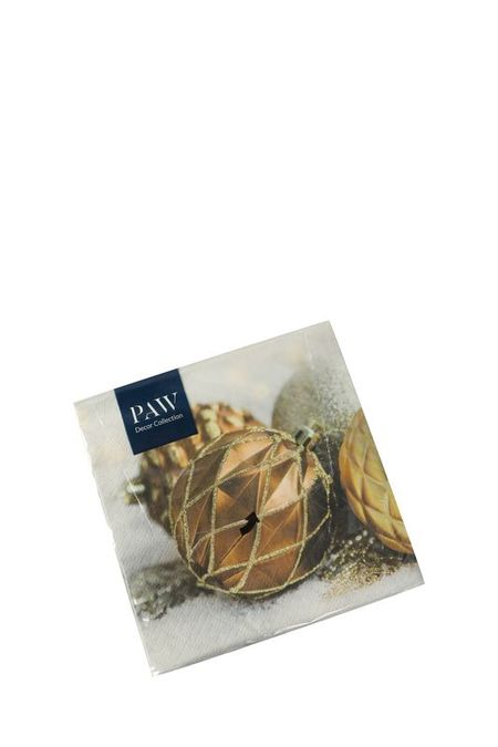 Салфетки 3-х слойные Золотые игрушки 20 шт Paw 290₽