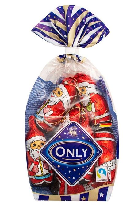 Набор шоколадных фигурок Санта Клаус 100 гр Only 280₽