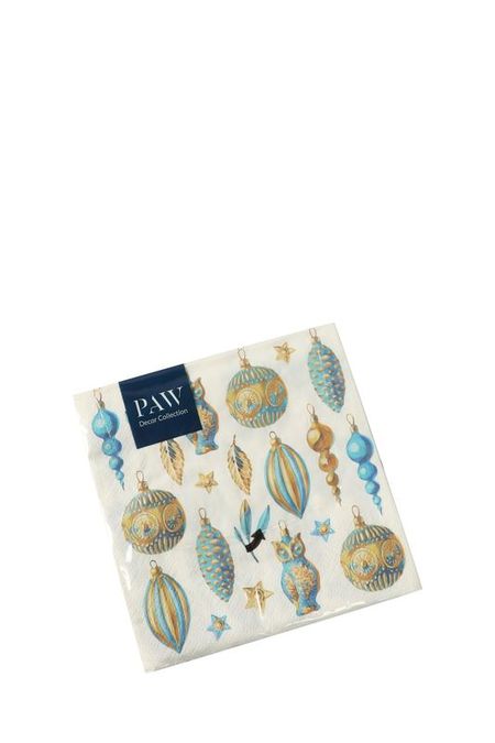 Салфетки 3-х слойные Рождественское сияние 20 шт Paw 290₽