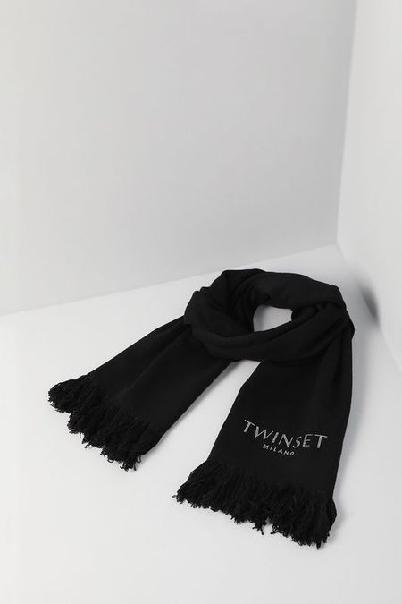 Шарф с логотипом из страз TWINSET 11190₽