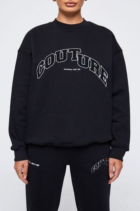 Свитшот с вышитым логотипом The Couture Club 2990₽