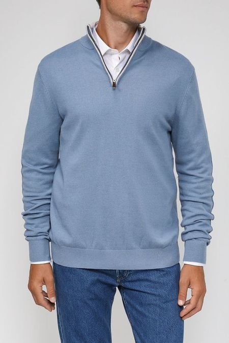 Пуловер с воротником на молнии DMolina 2072₽