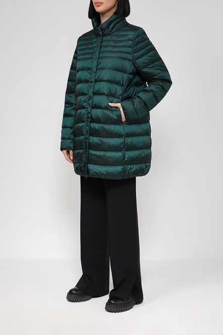 Пуховик стеганый с высоким воротником Geox 16490₽