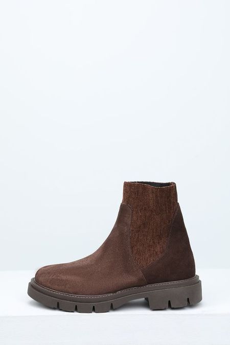 Полусапоги челси замшевые с шерстяной подкладкой Ever be 8952₽