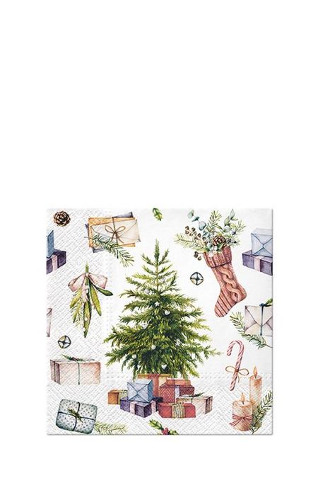 Салфетки бумажные с принтом Paw 290₽