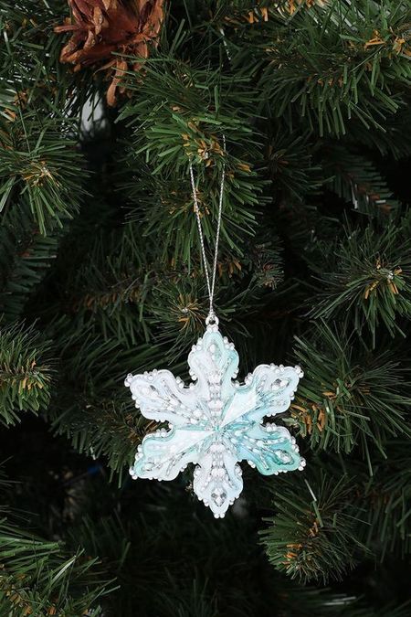 Новогоднее украшение Снежинка Ледяная мята Holiday Classics 790₽