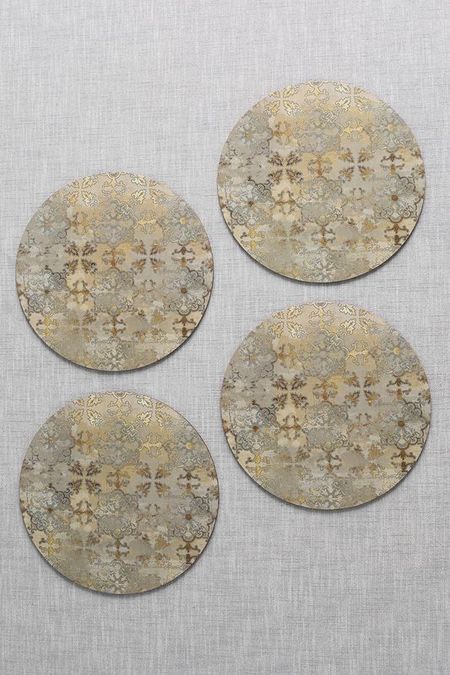 Набор из 4 настольных салфеток Creative Tops Gold Impressions Kitchen Craft 3367₽