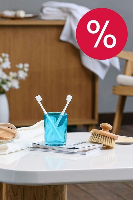 Стакан для зубных щеток стеклянный Bright Colors Moroshka 240₽