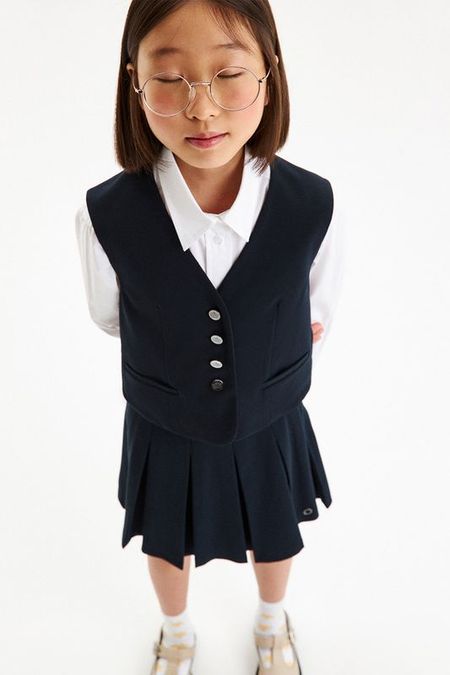 Жилет костюмный укороченного кроя Silver Spoon 5590₽